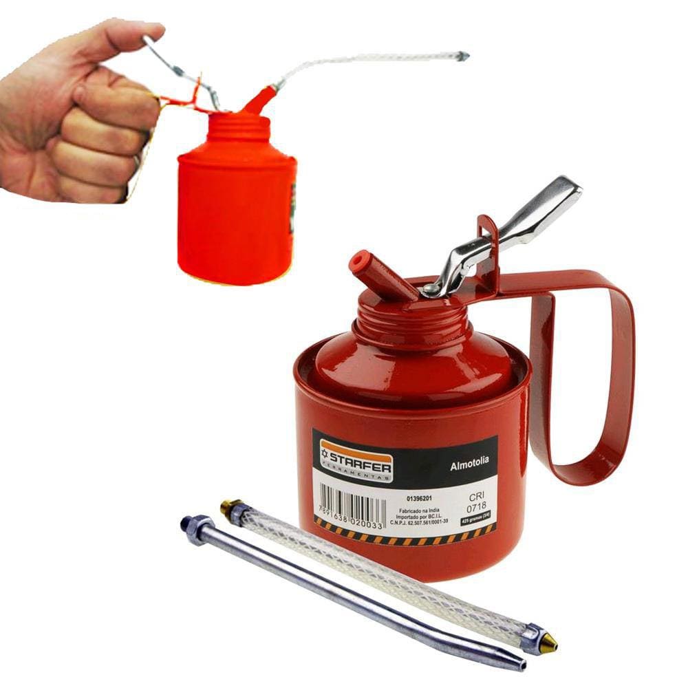Kit 2 Almotolia Gatilho 2 Bicos Chapa 570g 1 Polegada - Starfer