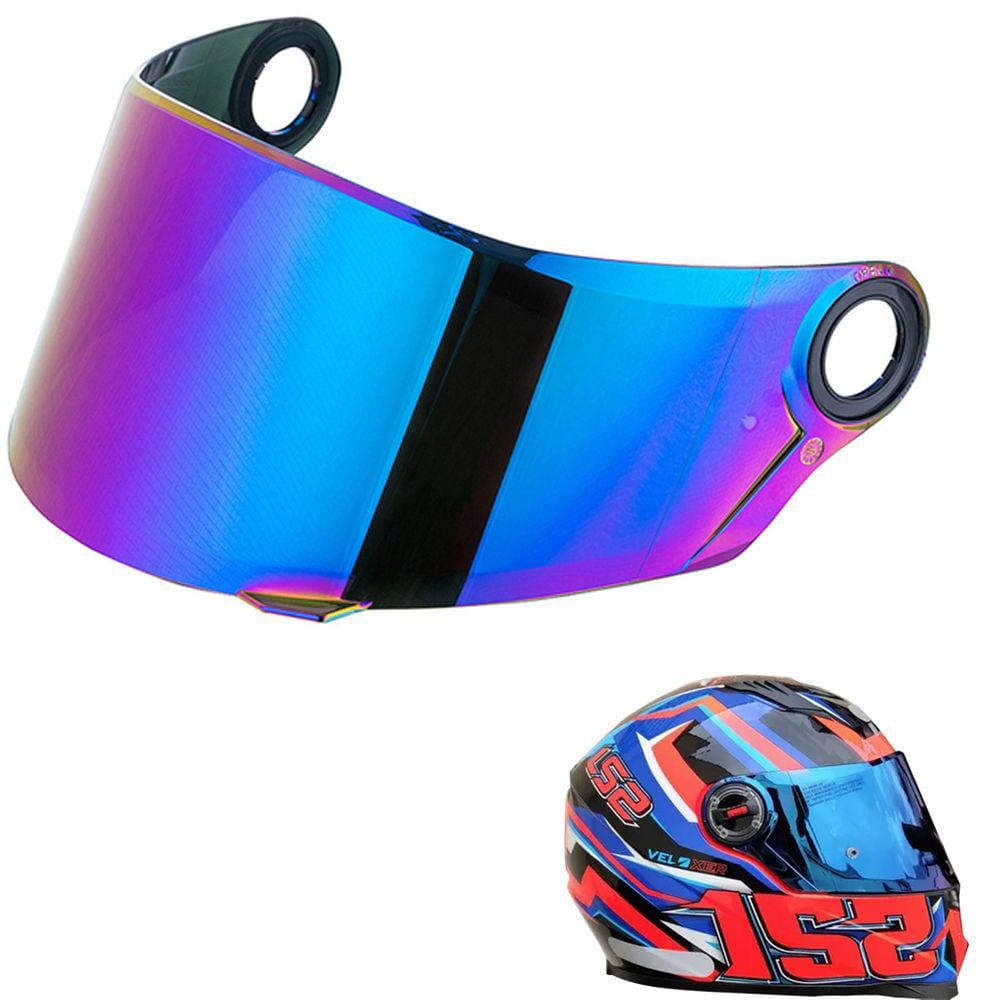Viseira Capacete LS2 FF358 Azul Iridium