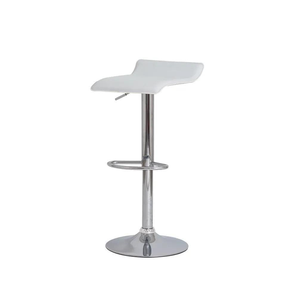 Banqueta Alta Estofada Confortável Belo Horizonte Branco