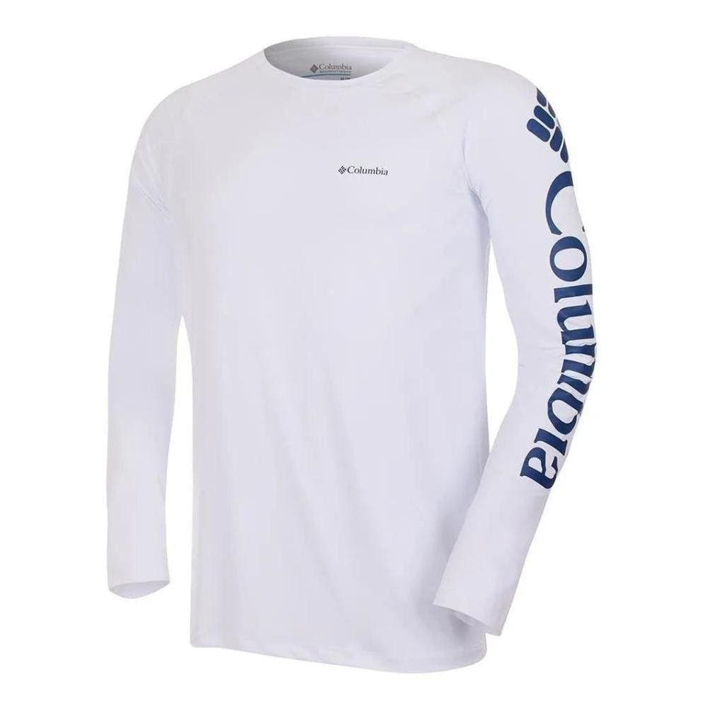 Camiseta Columbia Feminina Aurora Manga Longa Branco