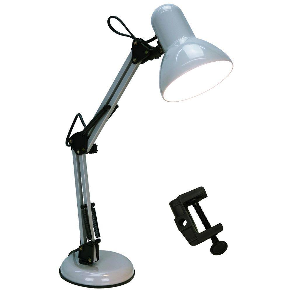 Luminária Pixar Articulada Abajur Garra E Base S/ Lâmpada Trato - Cinza