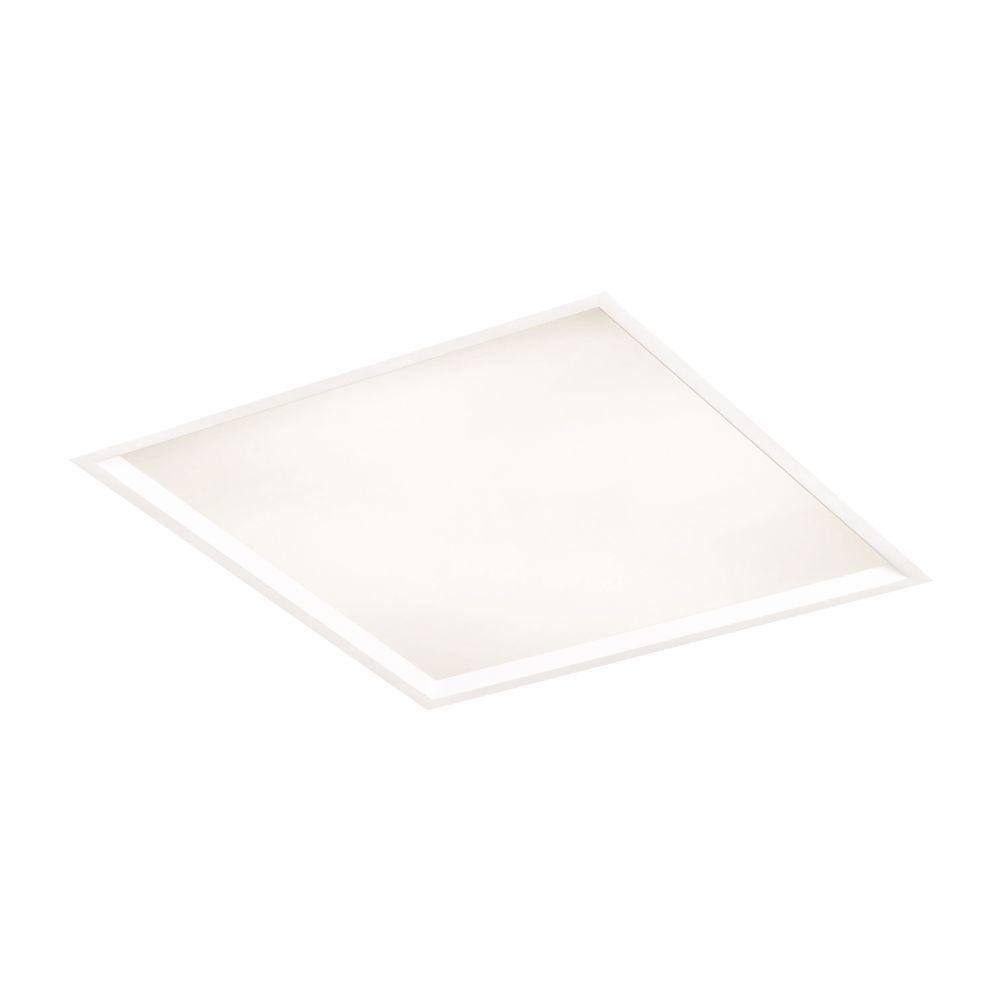 Plafon de Embutir Newline Slim II 593 Led 61cm Bivolt Branco 4000K Luz Neutra