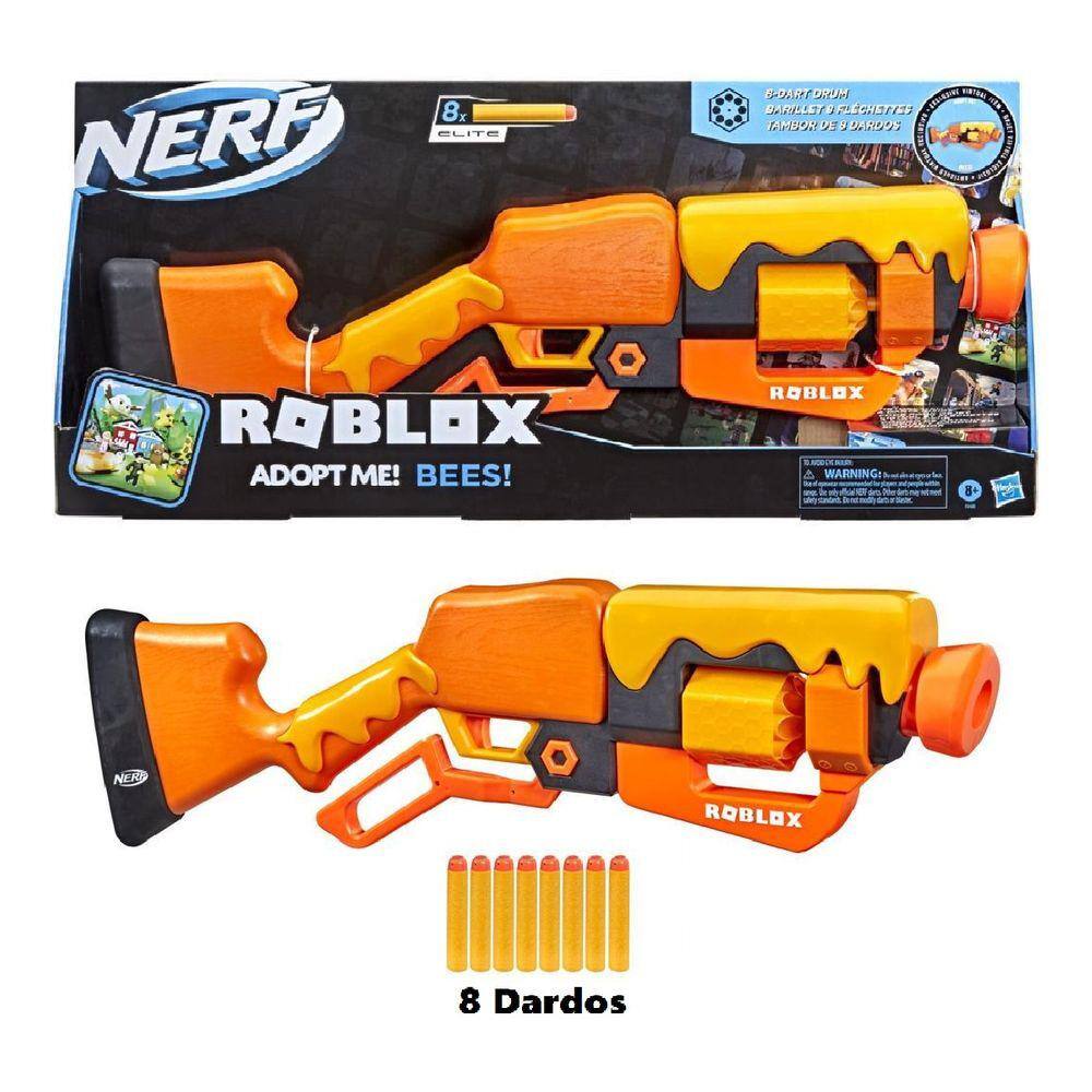 NERF Lança Dardos Elite Disrupter Vermelho Translúcido, com Tambor  Giratório - F2695 - Hasbro