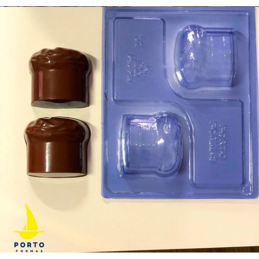 Molde Para Chocotone Pequeno Recheado, Forma Especial Em 3 Partes Cod 82 - Porto Formas