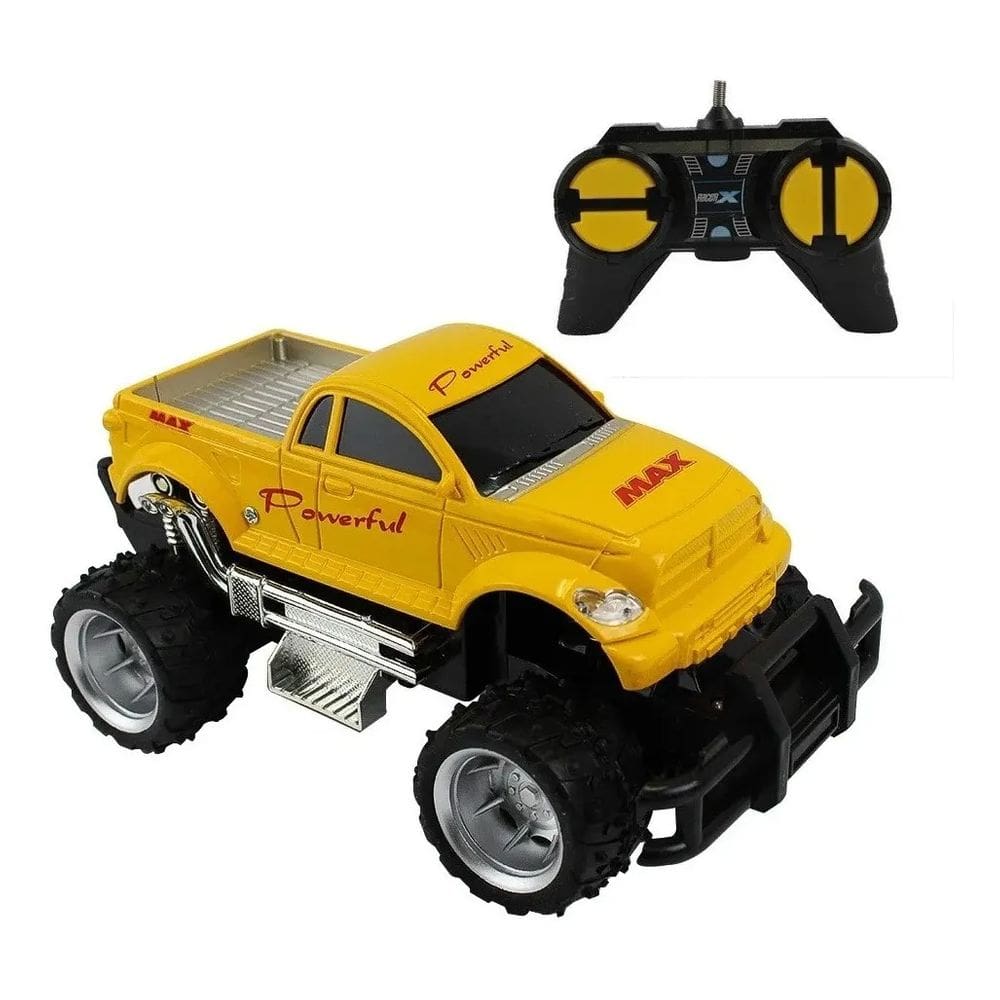 Carro de Controle Remoto Giant Four Wheeler PickUp Amarelo Cks - Fátima  Criança