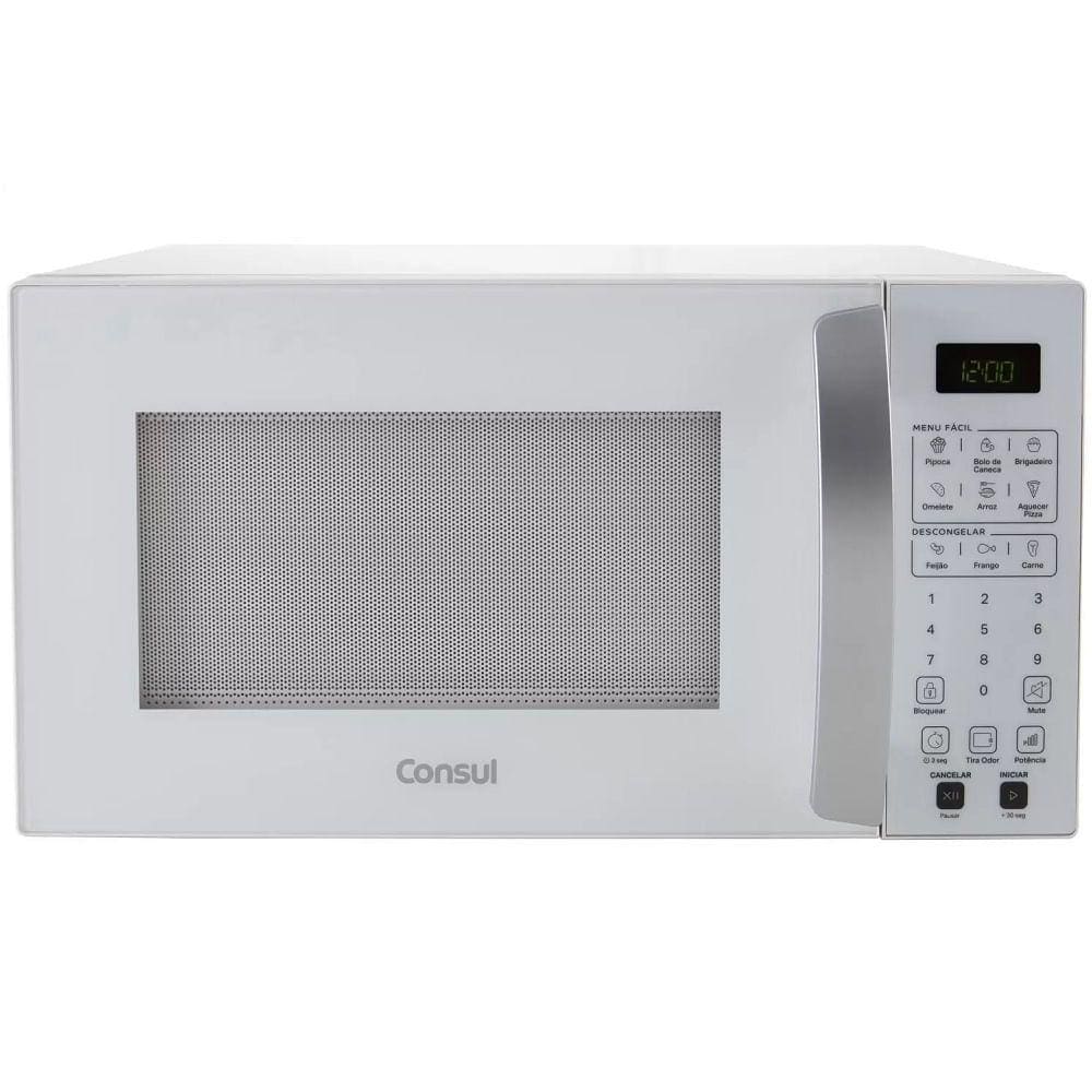 Micro-ondas Consul 32 Litros com Menu Fácil Branco CMS46AB - 220 Volts