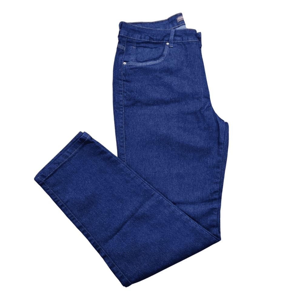 Calça Cigarrete Feminina Jeans Elastano Amaciado Bio Polimento Plus Size