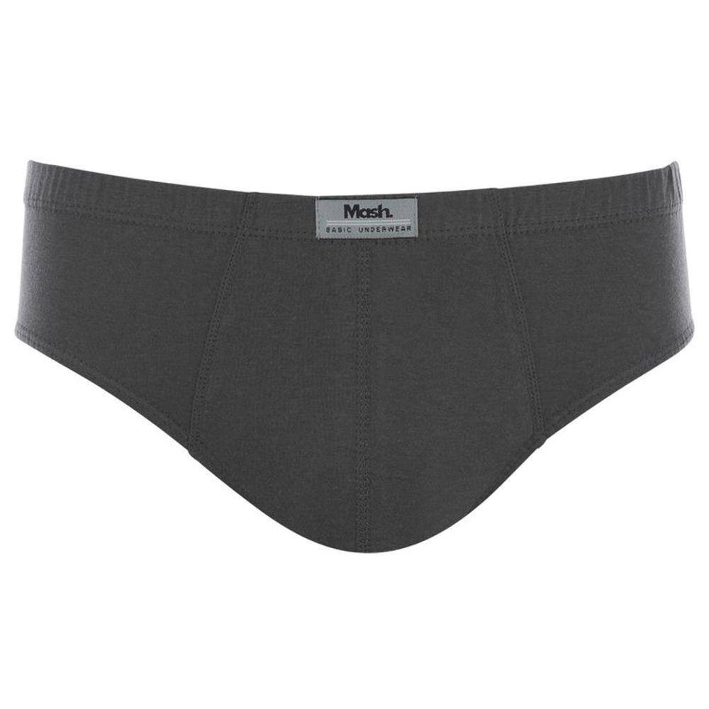 Cueca Mash Slip Algodão Basic - Tamanhos Especiais - 074.59