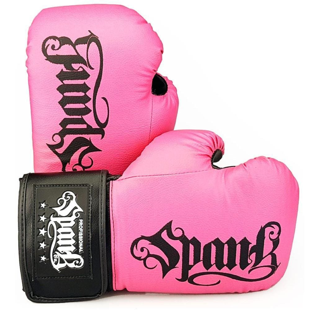 Luva de Boxe e Muay Thai Spank - Infantil - 6oz - Rosa