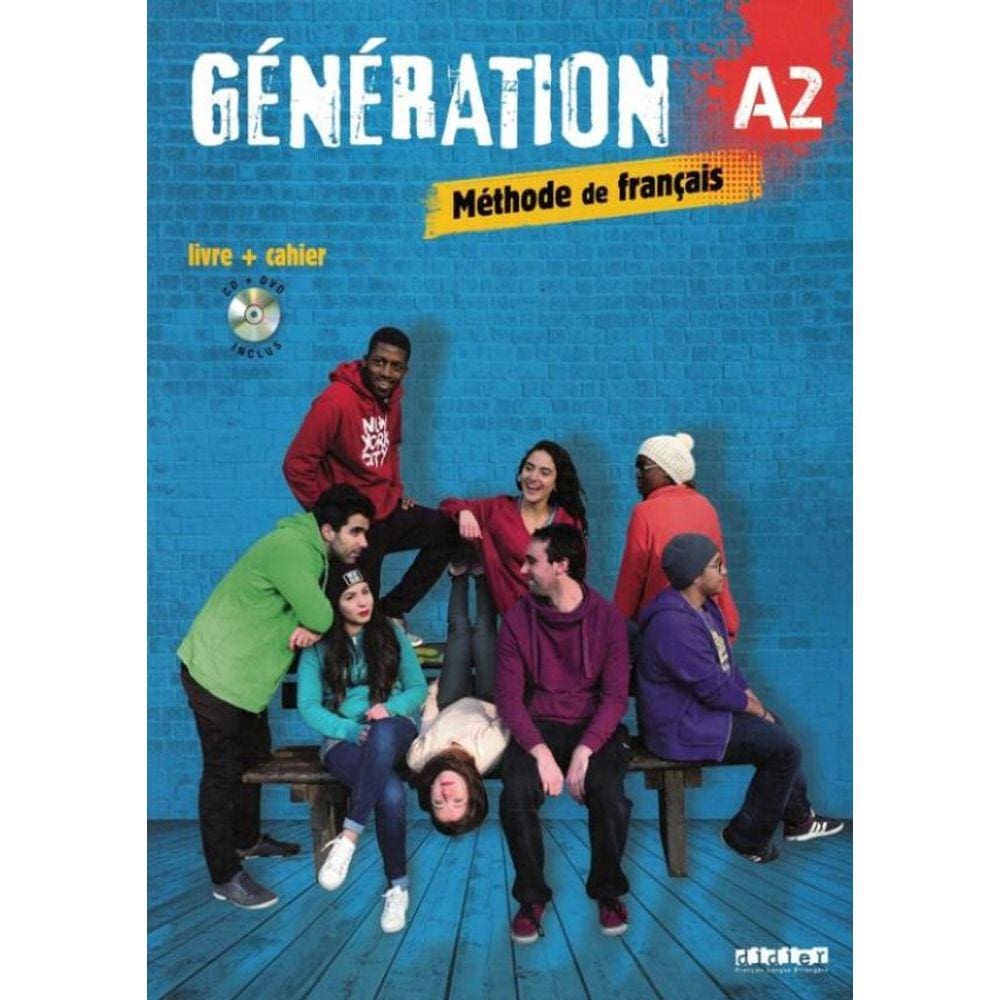 Generation 2 (A2) - Livre Eleve + Cahier D´Activites + Cd Mp3 + Dvd