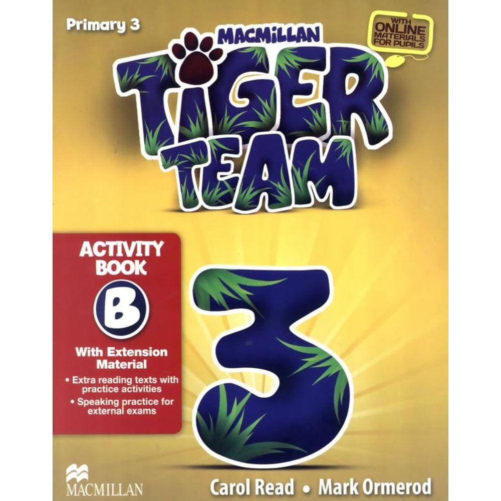 Tiger Team 3B Activity Book With Progress Journal