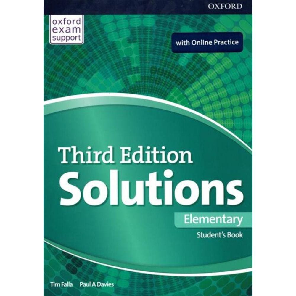 Solutions Elementary Sb Pack - 3Rd Ed