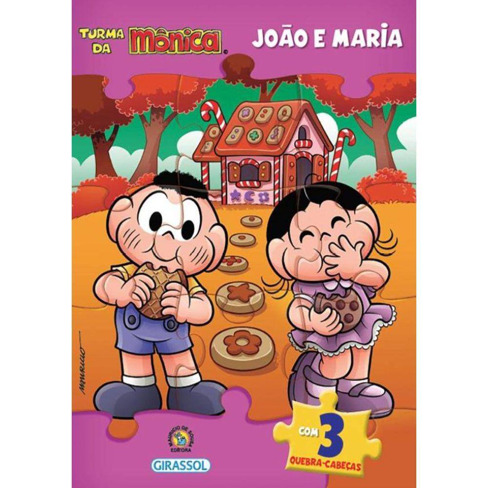 Turma Da Monica Livro Quebra-Cabeca - Joao E Maria