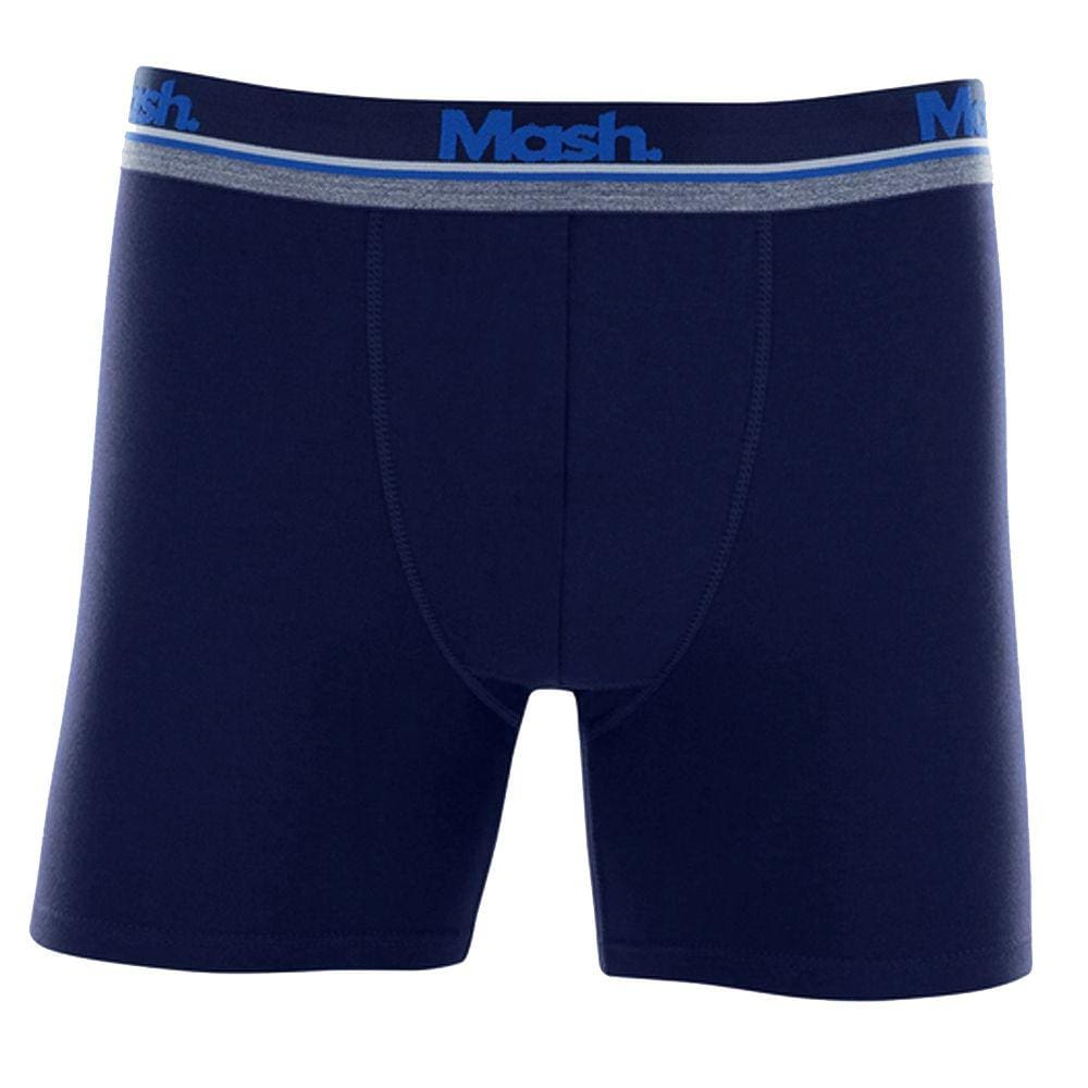 Cueca Boxer Longa Cotton Tamanhos Especiais Mash 170.47