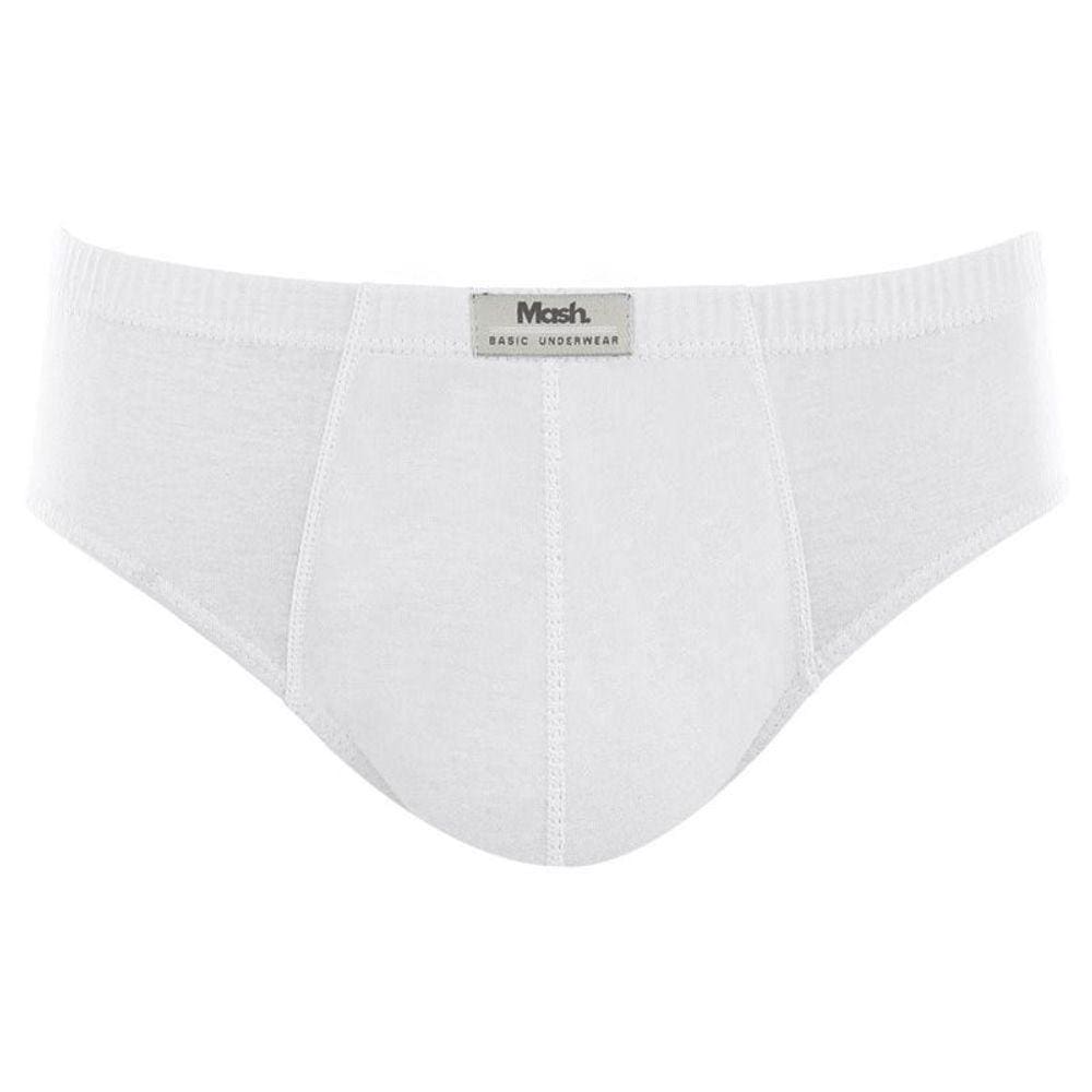 Cueca Mash Slip Algodão Basic - Tamanhos Especiais - 074.59