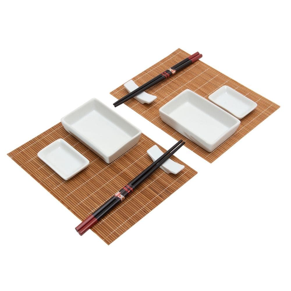 Conjunto 10 Peças P/ Sushi de Bambu Kyoto