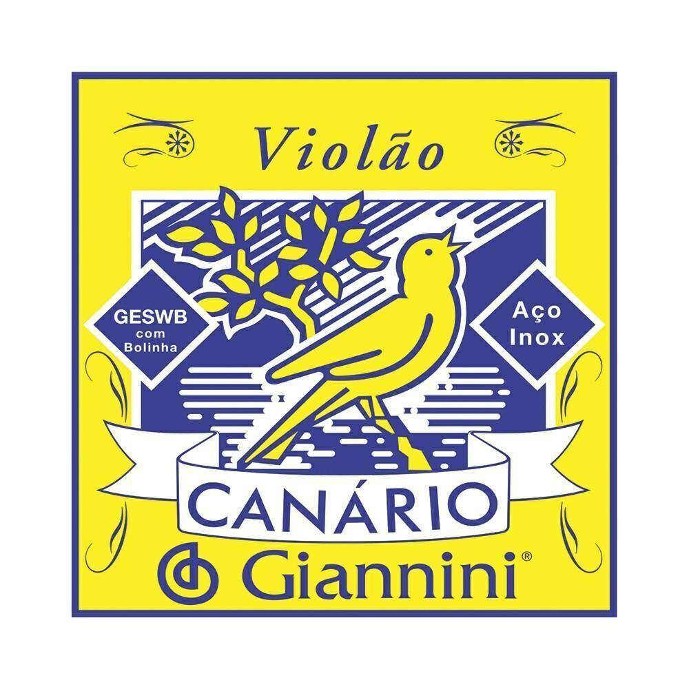 3a Corda De Aço Giannini Canario Geswb3 Violao Com Bolinha