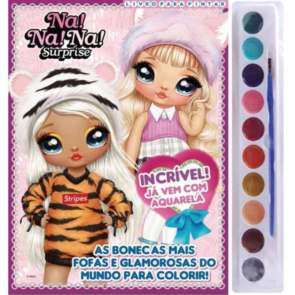 Na! Na! Na! Surprise - Livro Para Pintar - Aquarela 10 Cores