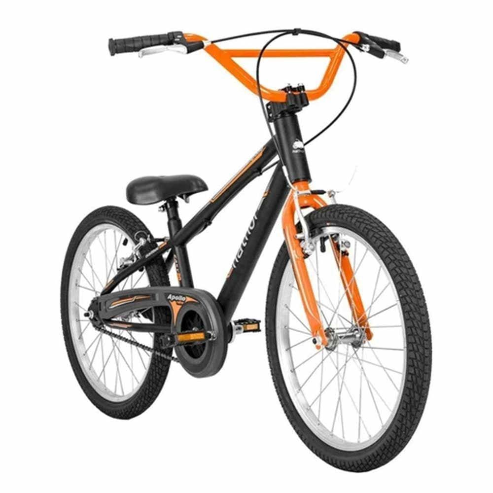 Bicicleta Infantil Aro 20 Apollo Laranja e Preto - Nathor