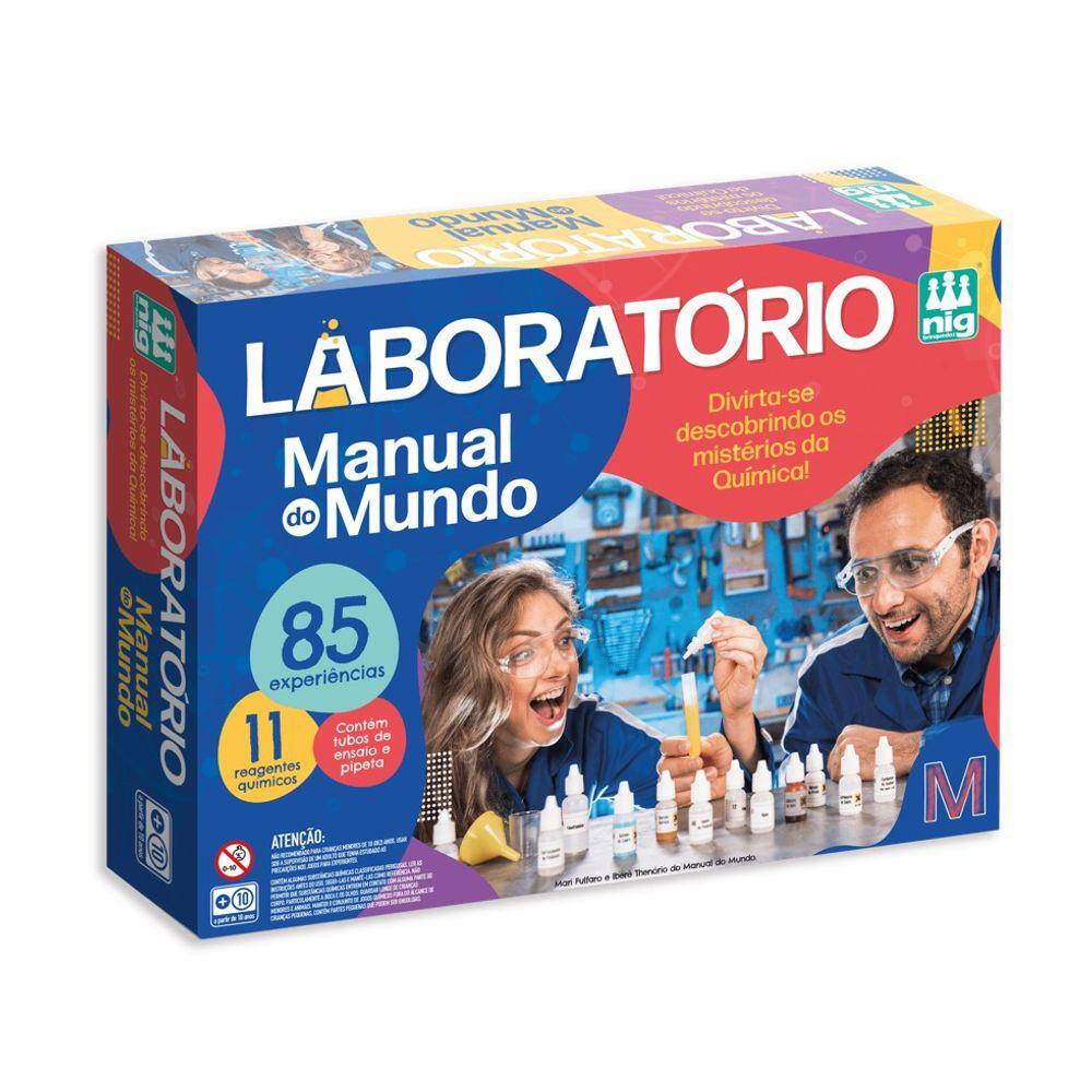 Jogo Manual do Mundo Laboratório 85 Experiências - Nig