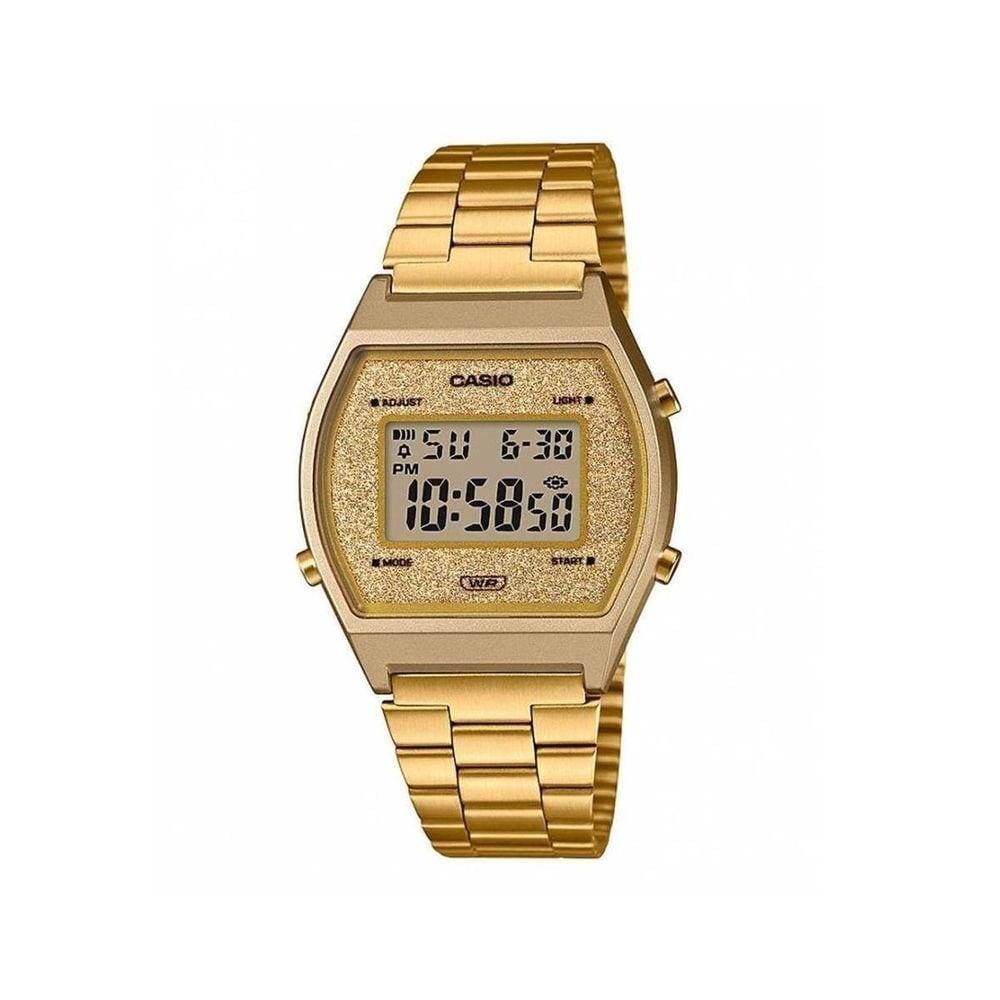 Relógio Casio Feminino Vintage Digital Dourado B640WGG-9DF