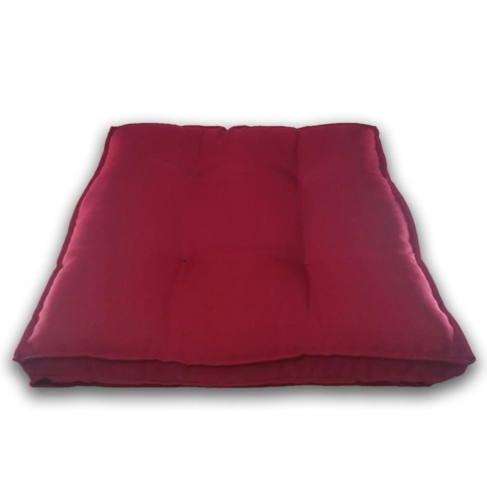 Almofada Futon Decoração 45X45 Cm Vermelho