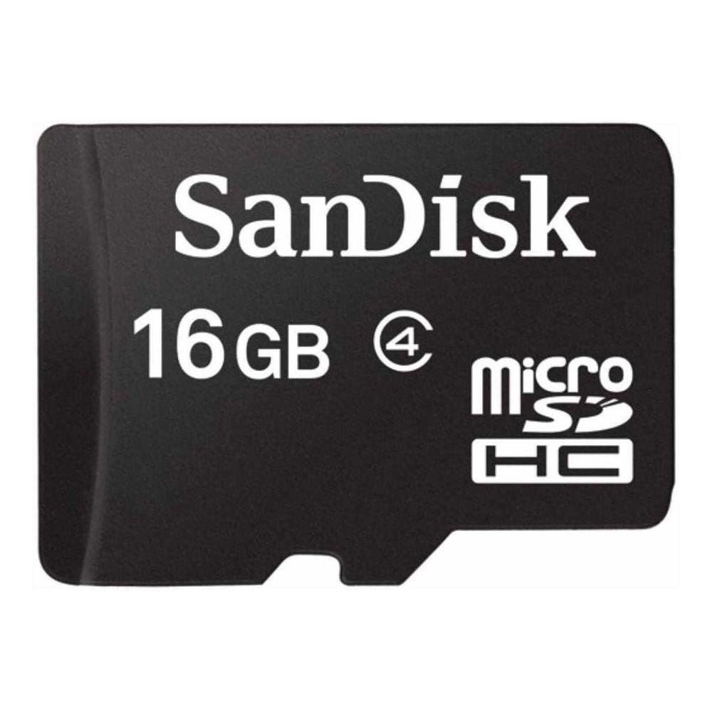 Cartão De Memória Sandisk Com Adaptador Sd 16gb