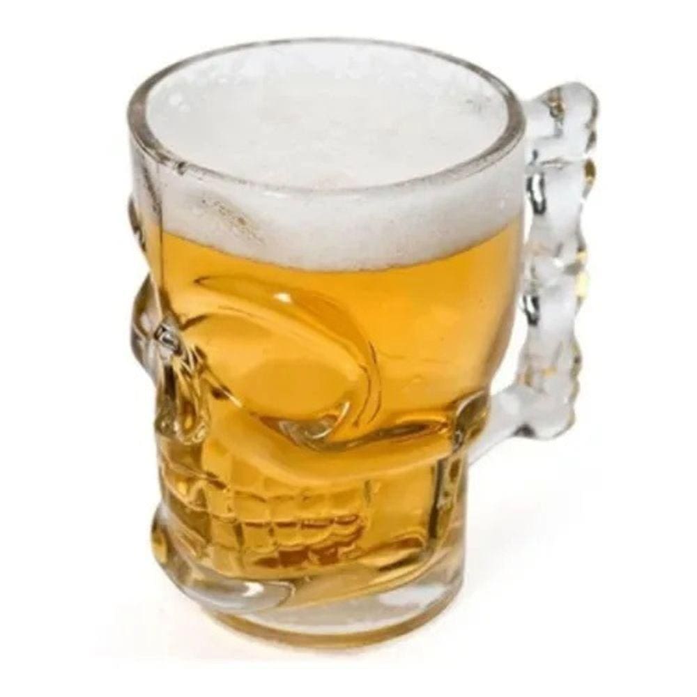 Caneca Caveira de Plástico