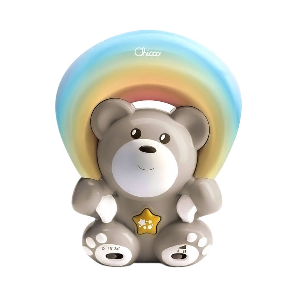 Luminária Projetor Com Melodia Chicco Rainbow Bear