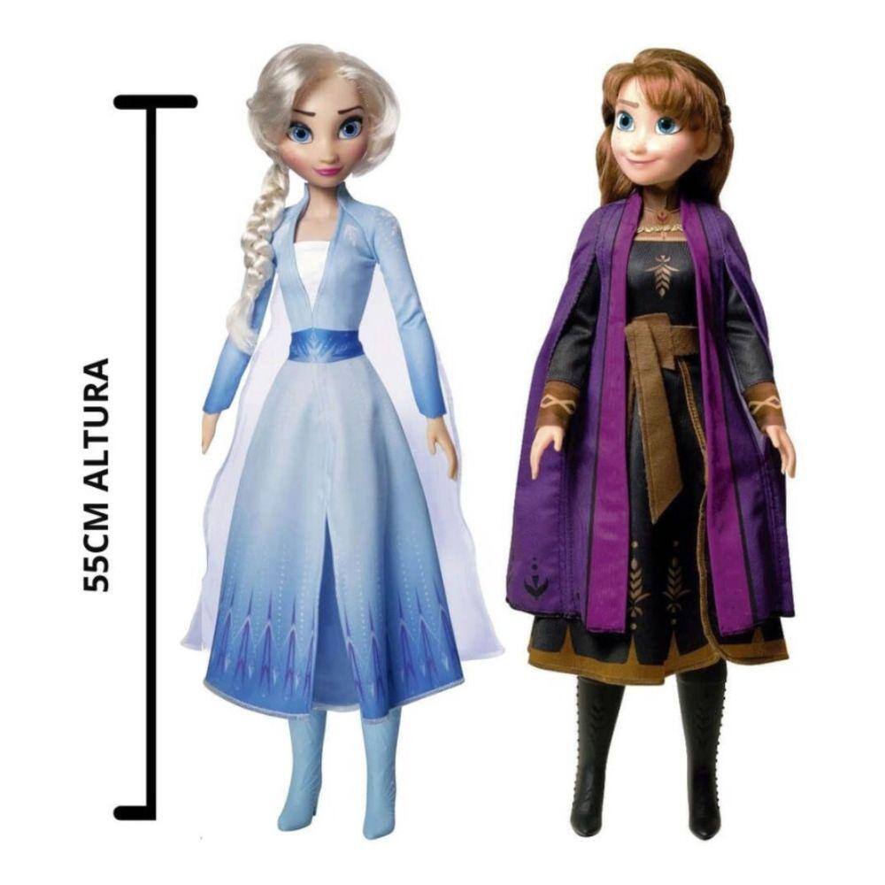 Boneca Frozen Anna Disney 55cm Gigante Original Novabrink em