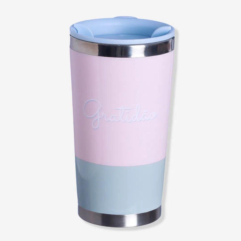 Copo Viagem 400 Ml Aço Inoxidavel Tony Gratidão ZC 10024397