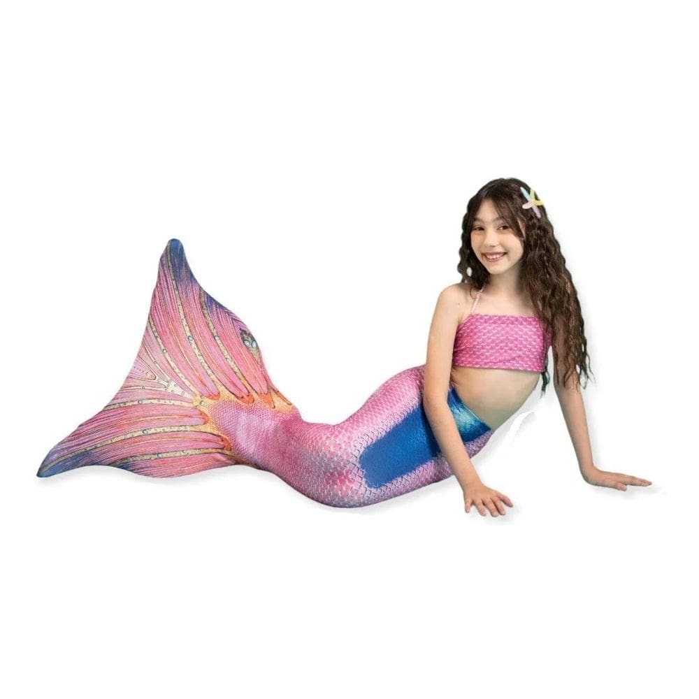 Cauda de Sereia Completa Confortável Nadar + Nadadeira Julia
