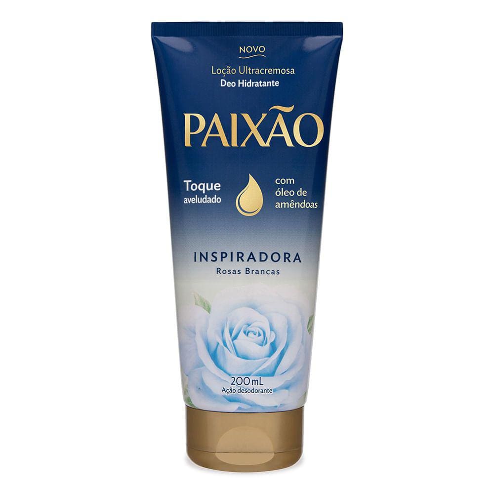 Loção Hidratante Paixão Ultra Inspiradora Rosas Brancas 200ml