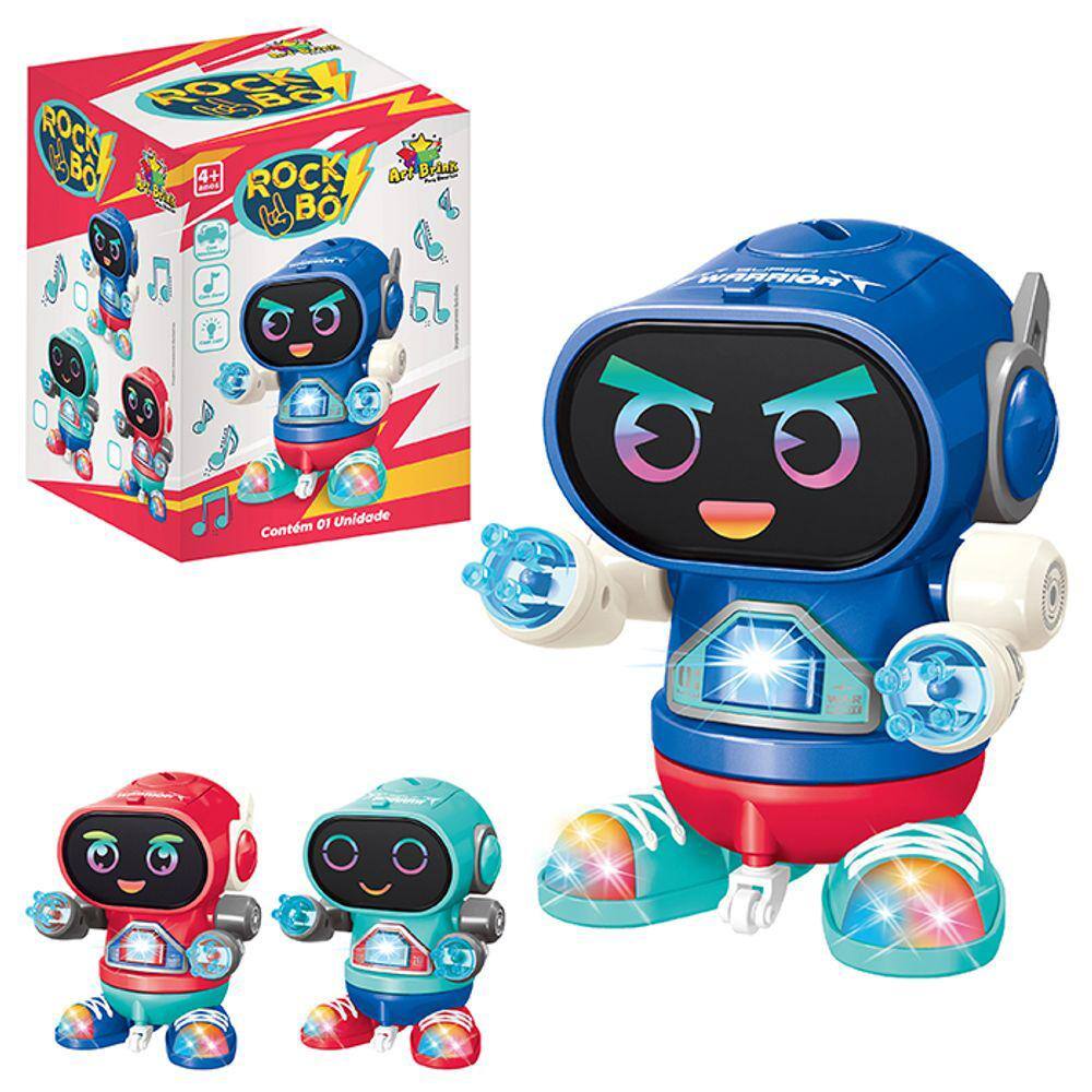 Robo Rock Dancarino Luz Som Musical Movimento ZB1094ArtBrink