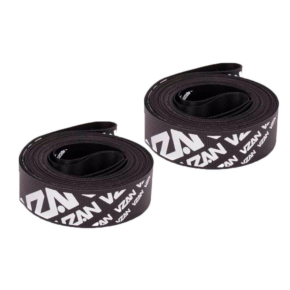 Par de Fitas Aro 26 Anti Furo MTB 18x559mm em Nylon Reforçada Preto Vzan