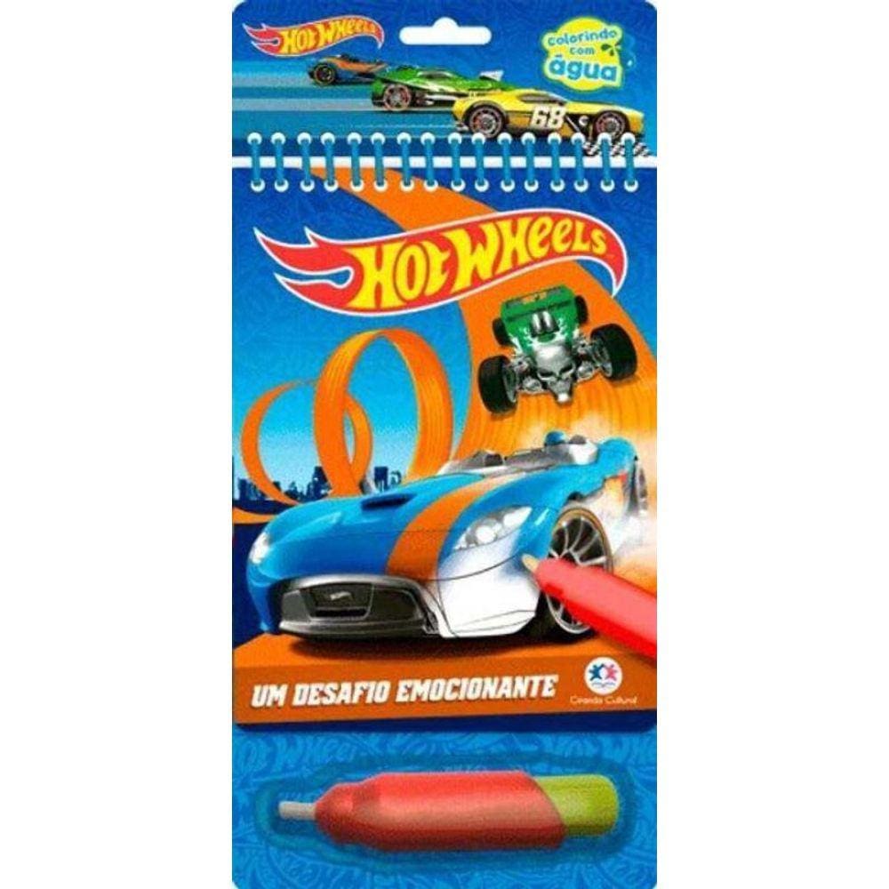Colorindo Com Água - Hotwheels - Um Desafio Emocionante