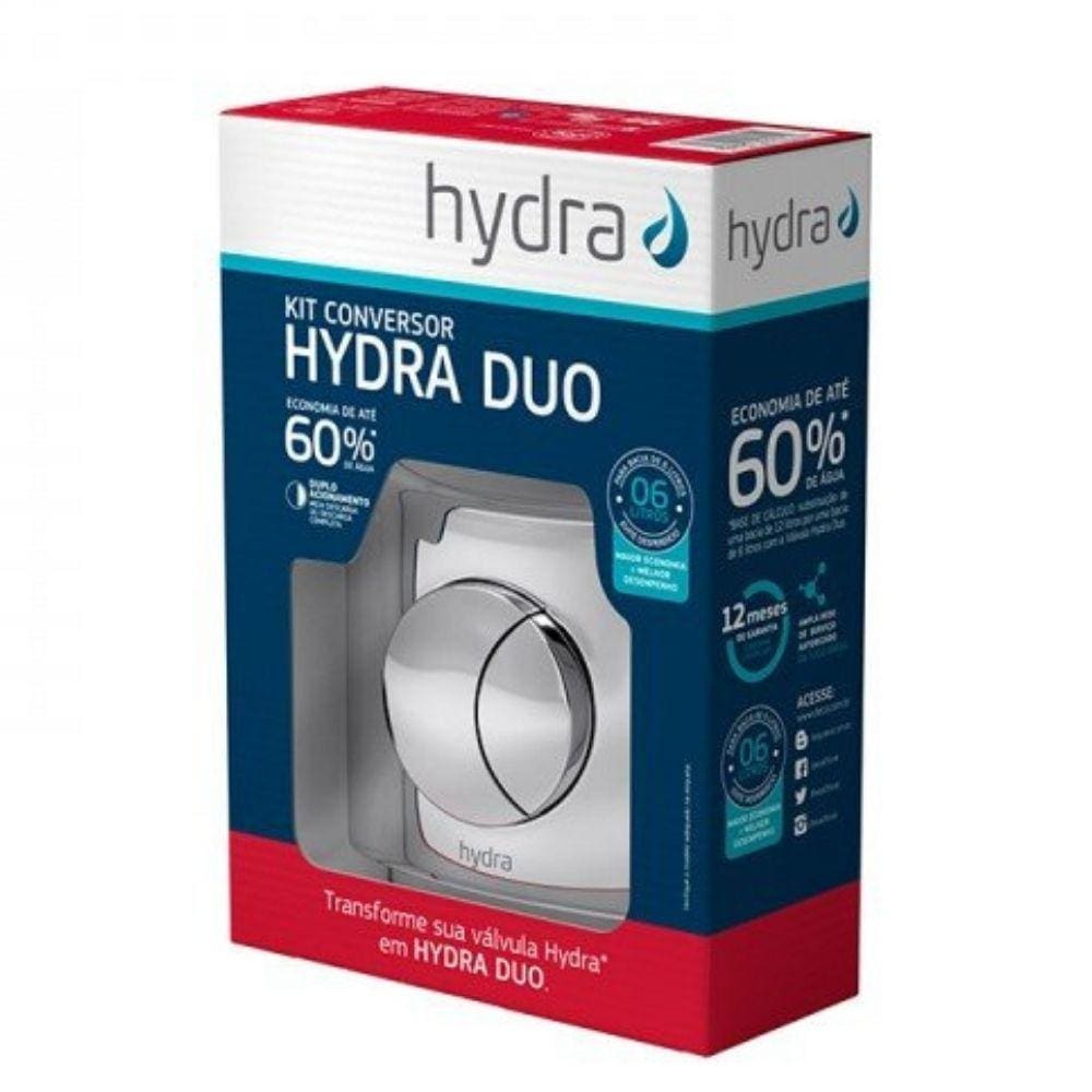 Kit Conversor Hydra Max Para Duo 1.1/4" Cromada Deca