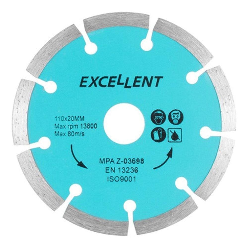 Disco Diamantado Segmentado 110Mm Excellent