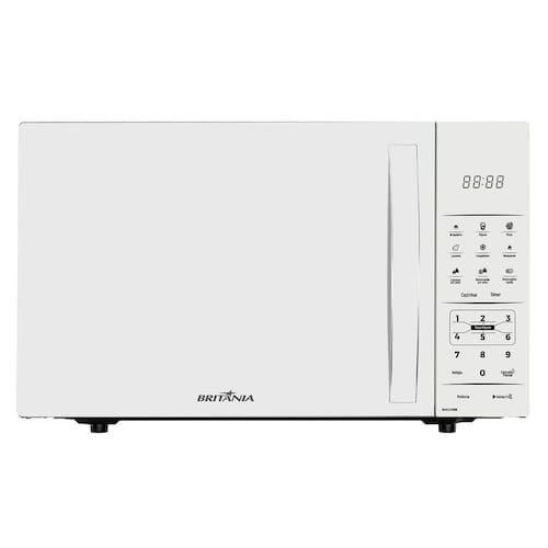 Micro-ondas Britânia 28 litros Branco BMO28BB - 220 Volts Menor preço em Micro-ondas Britânia 28 litros Branco BMO28BB - 220 Volts