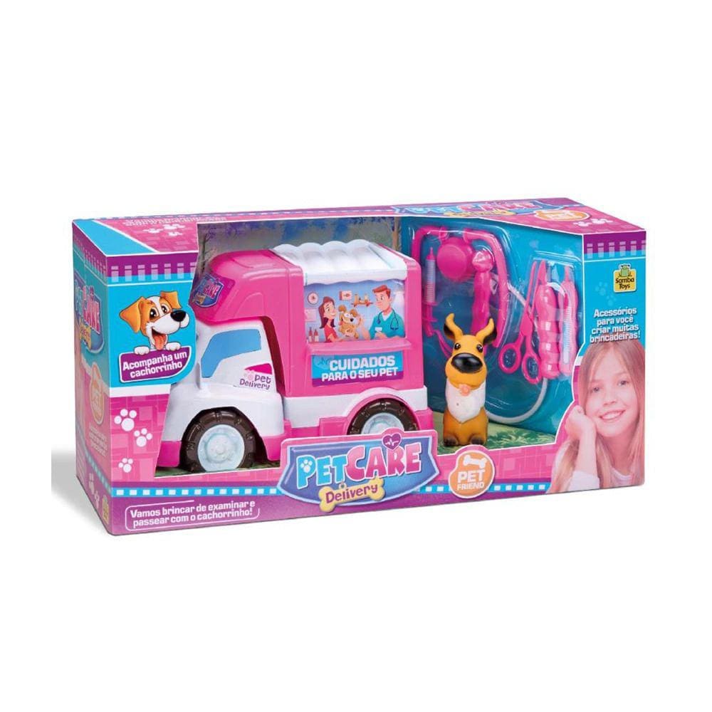 Carrinho Veterinário Pet Care Delivery Samba Toys