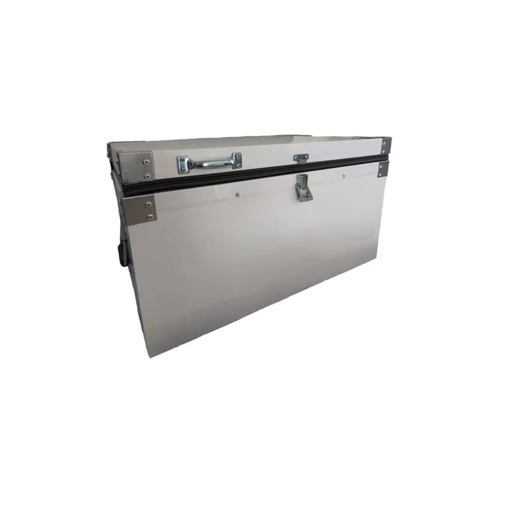 Caixa Térmica Cooler 49 Litros Aço Galvanizado Branco