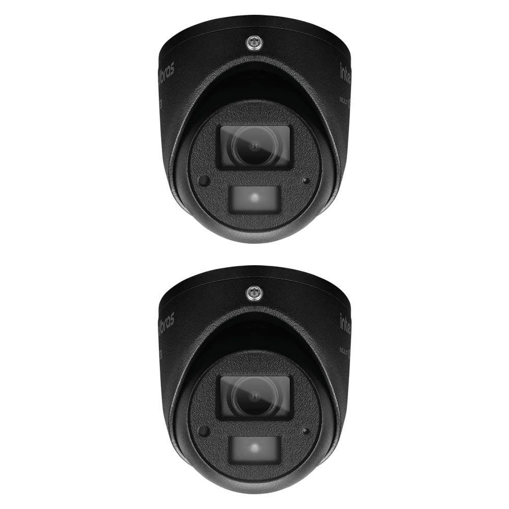 Kit 2 Câmeras Multi HD 2 Megapixels 2.8mm 20m VHD 3220 MINI D Intelbras