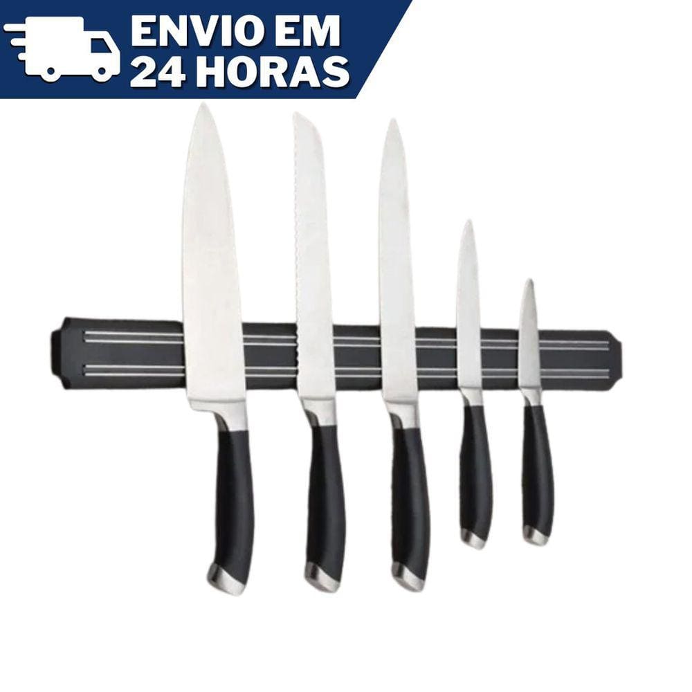 Barra Magnética De Parede 49 Cm Para Facas E Utensílios