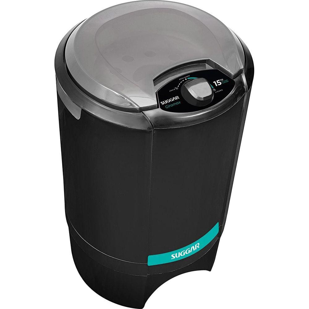 Centrifuga de Roupas Giromax 15 Kg Preta Suggar