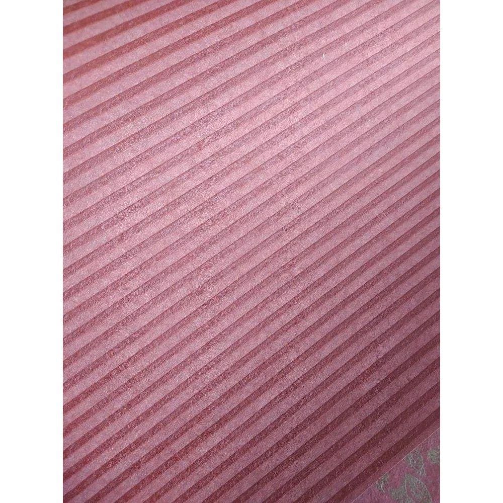 Papel De Parede Lavável Listrado Vermelho