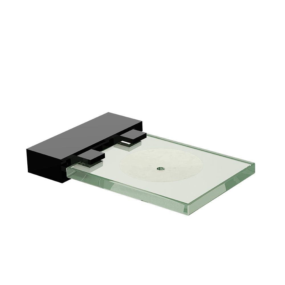 Saboneteira De Parede Fani Horus Preto Fosco 4100 Bk450