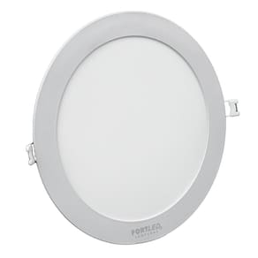 Painel Led 12W Redondo Branco Frio Embutir Fortled