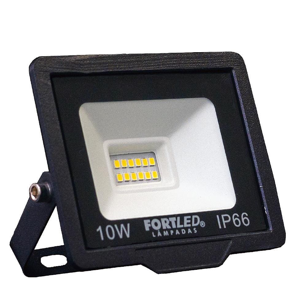Refletor de Led 10W Luz Branca 110/220V 25.000h Fortled