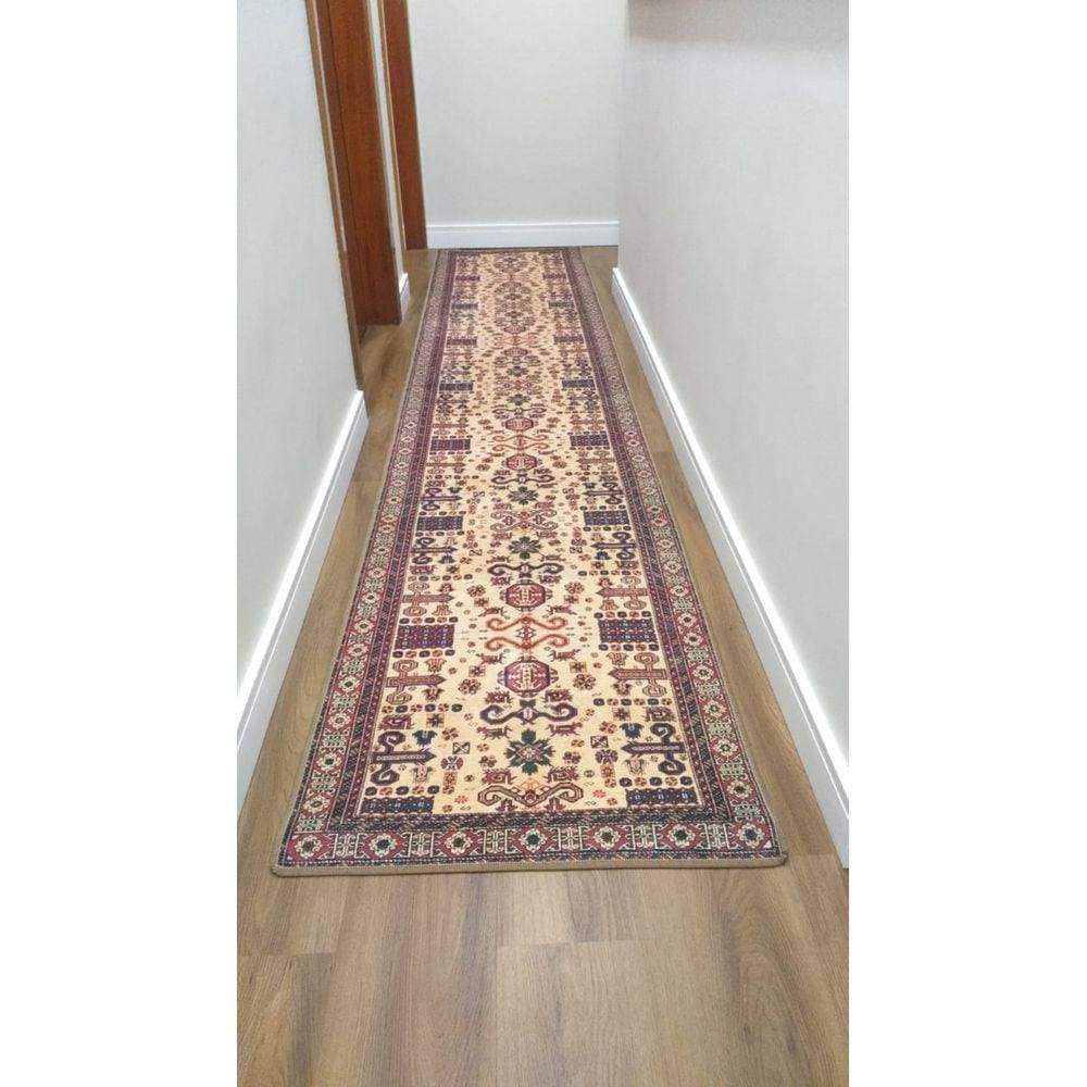 Tapete Passadeira Kuba Pere Casa Meva Antiderrapante 240x66cm
