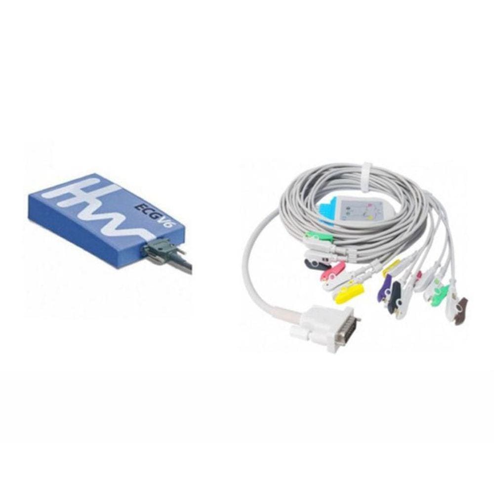 Cabo Paciente Ecg Para Eletrocardiógrafo Heartware Hw Ecgv6